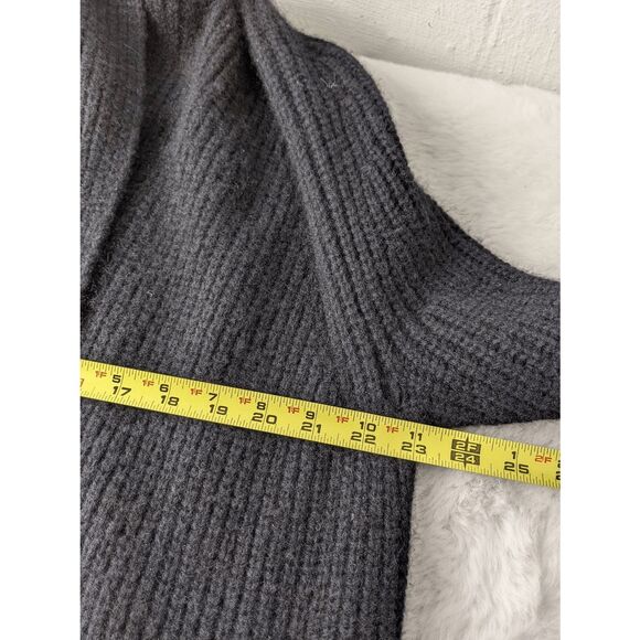 Vince Dark Gray Open-Front Cardigan - Picture 7 of 9
